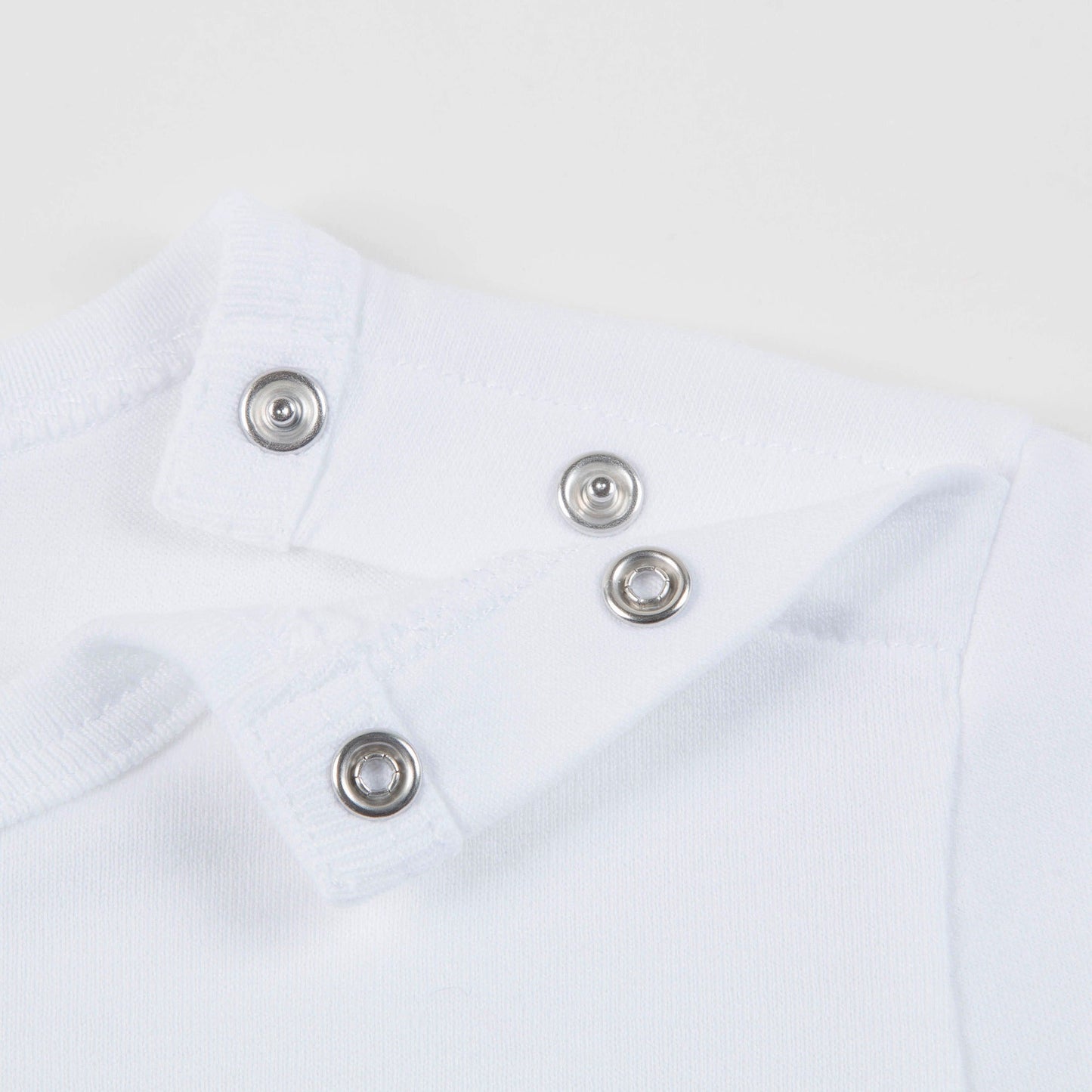 Baby Boys White Logo Cotton T-shirt
