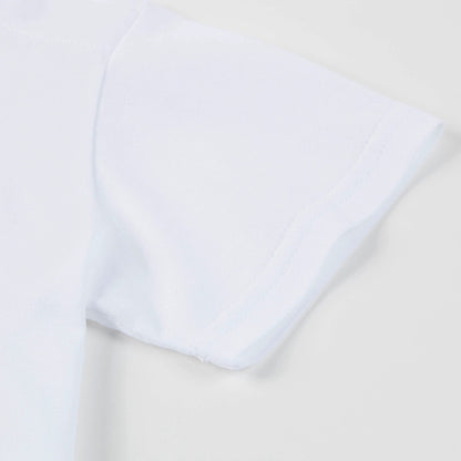 Baby Boys White Logo Cotton T-shirt