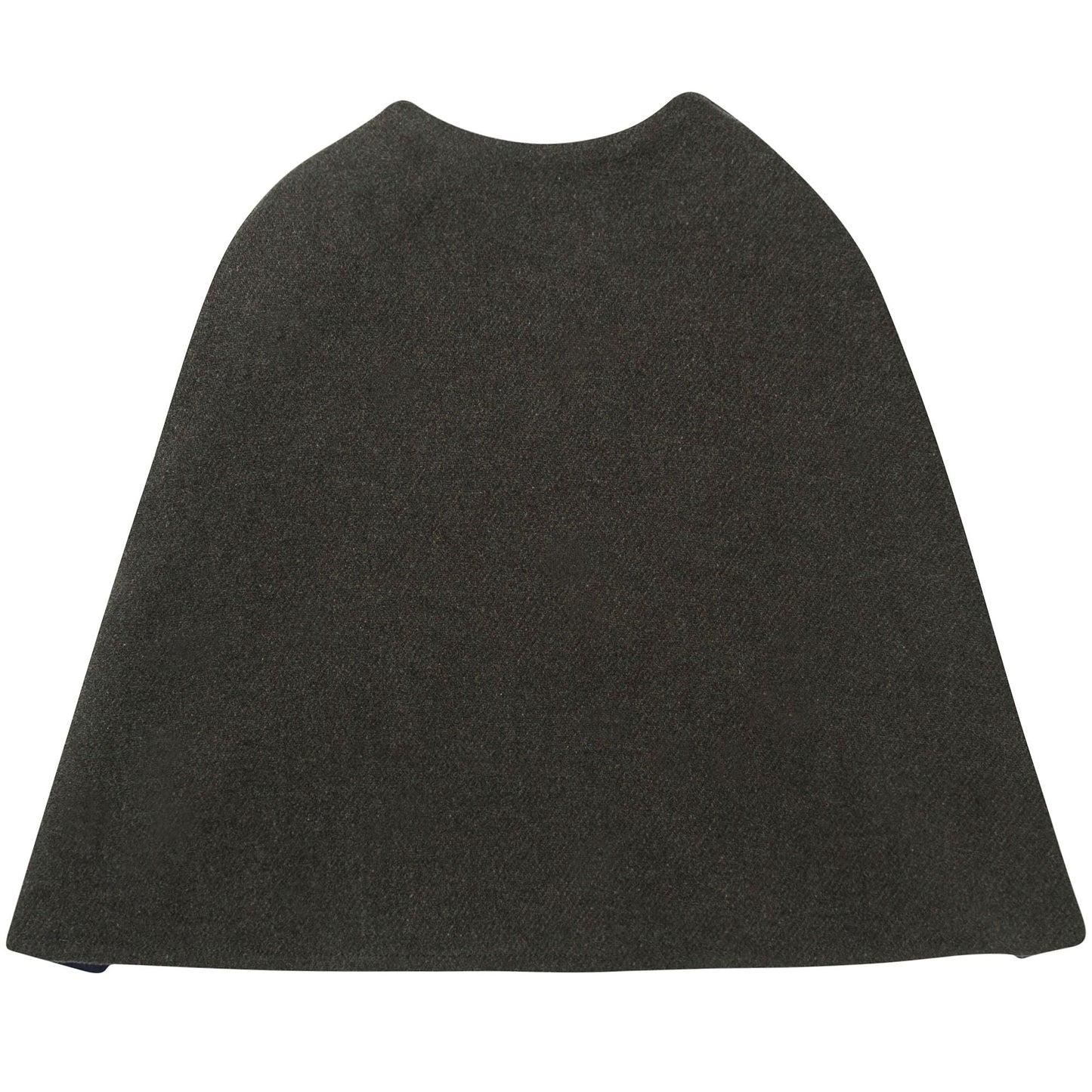 Girls Military Green Melanges Wool Jacket