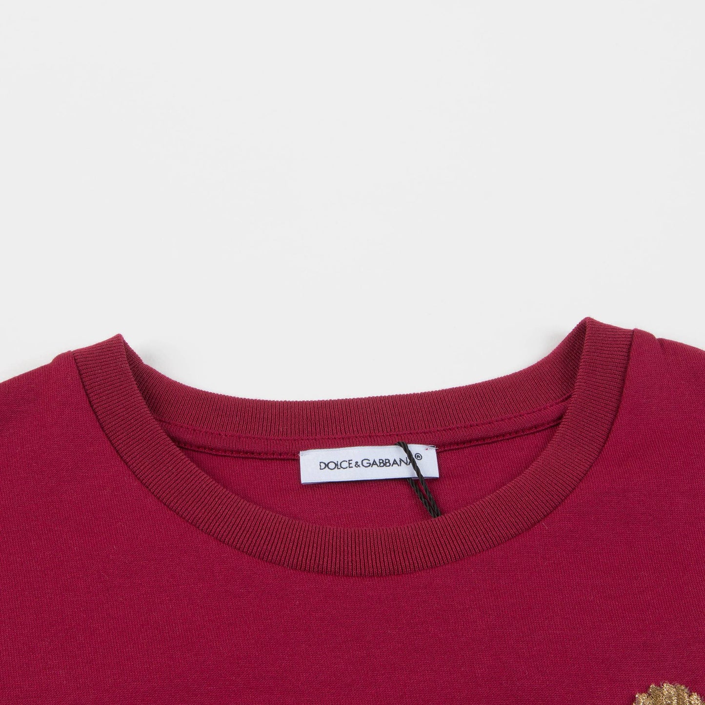 Girls Red Cotton T-shirt