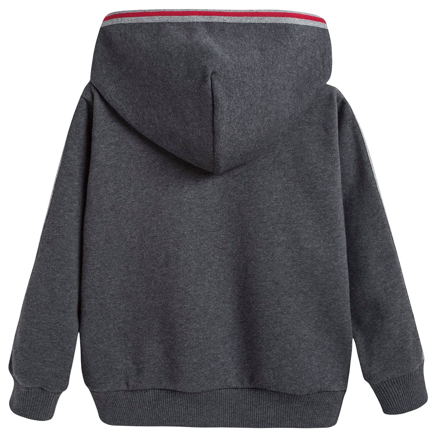 Boys Grey Cotton Tracksuits
