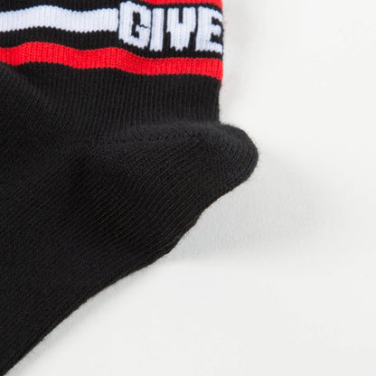 Girls & Boys Black & White Logo Cotton Socks（Two Pairs）