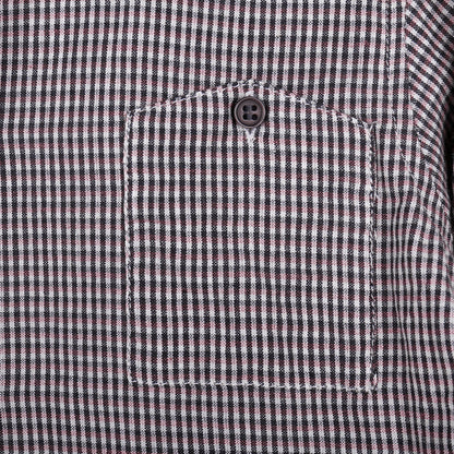 Baby Boys Grey Checked Woven Shirt