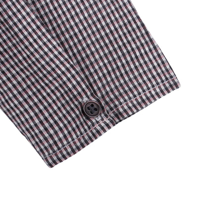 Baby Boys Grey Checked Woven Shirt