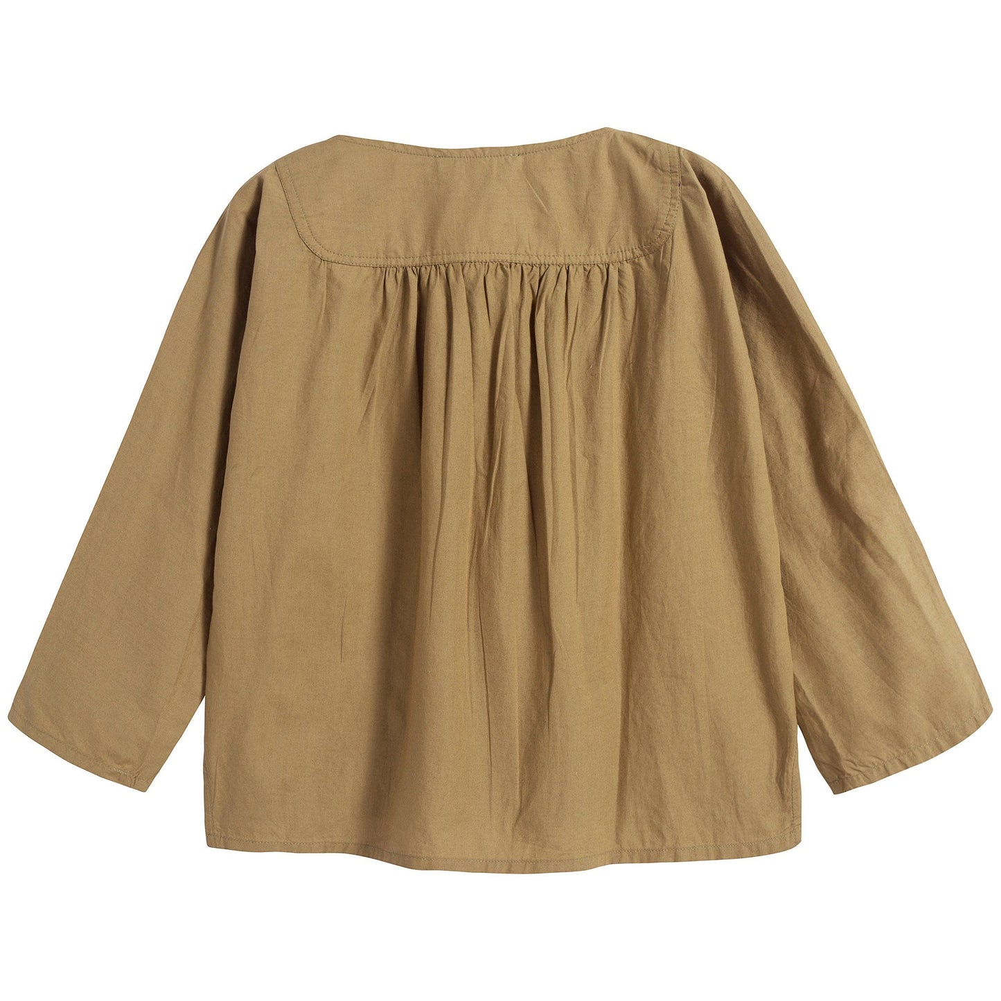 婴儿橄榄绿棉上衣