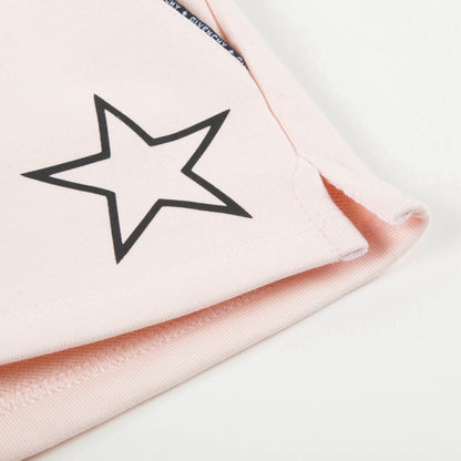 Girls Rose Petale Cotton Shorts