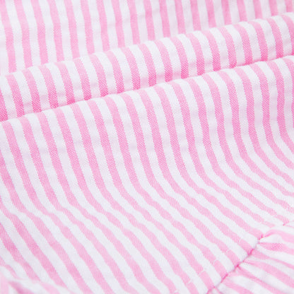 Girls Azalea Pink Cotton Shorts