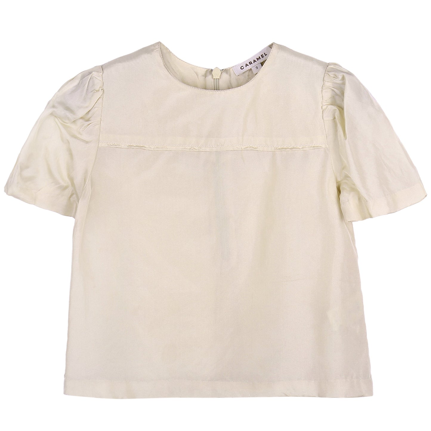 Girls Silk Woven Top