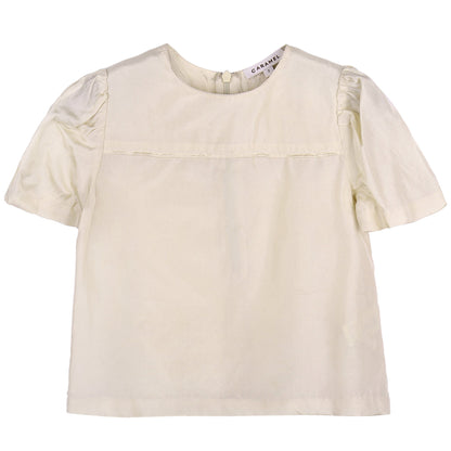 Girls Silk Woven Top