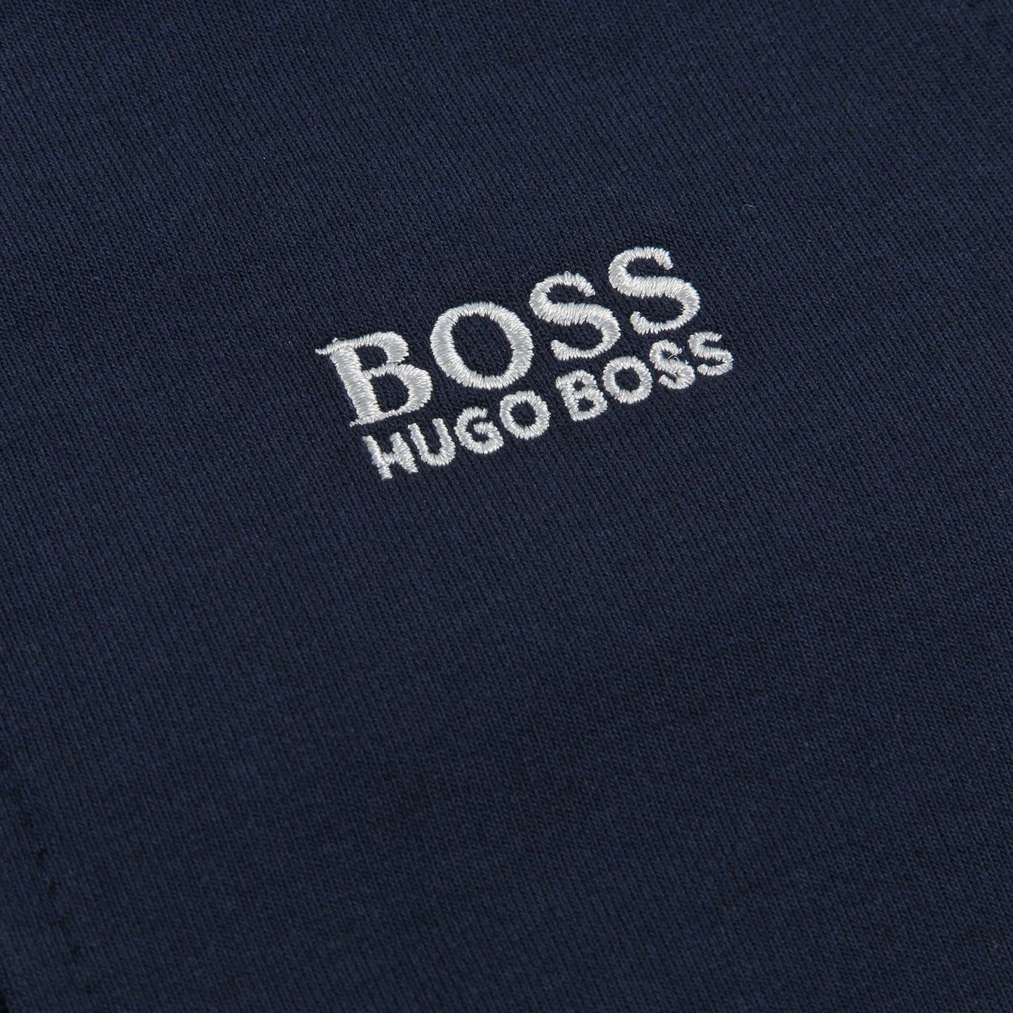 Boys Blue Cotton Logo Cardigan