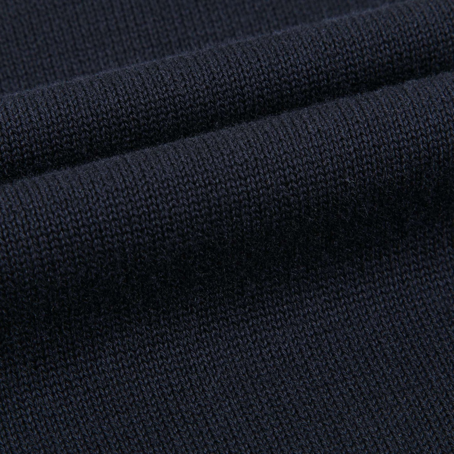 Girls Navy Blue Cotton Swerter