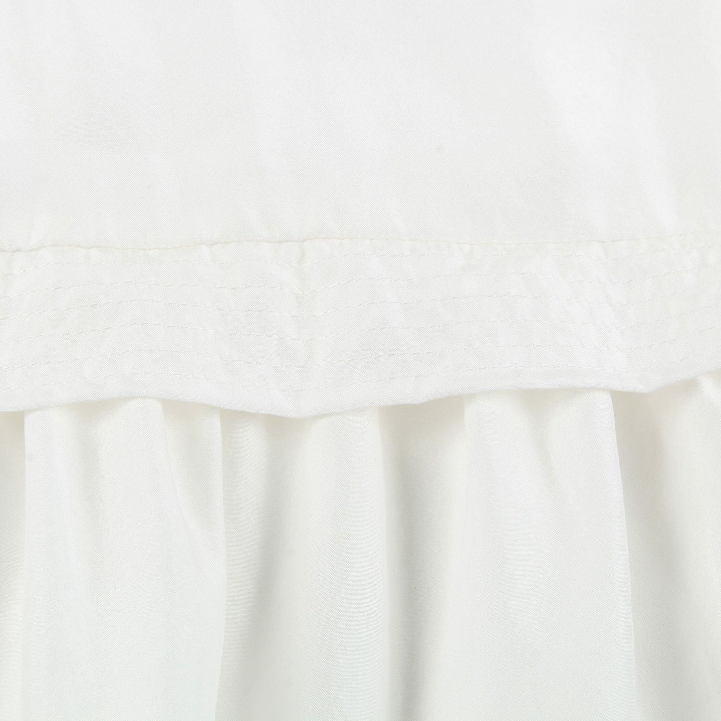 Girls White Soie Blouse