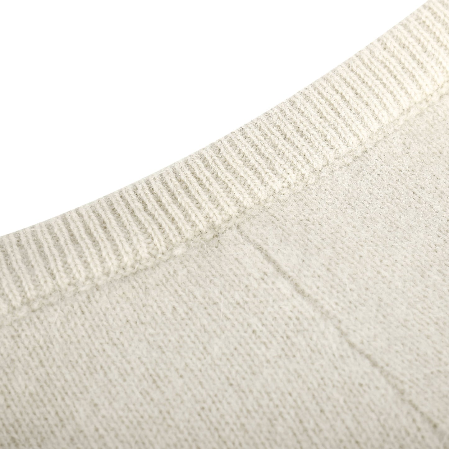 Girls Ivory Knitted Leggings