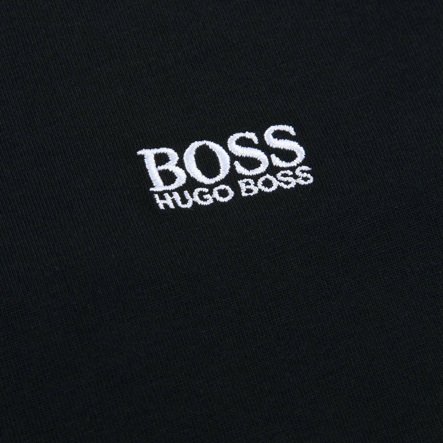 Boys Black Logo Cotton T-shirt