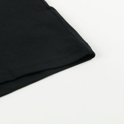 Boys Black Logo Cotton T-shirt