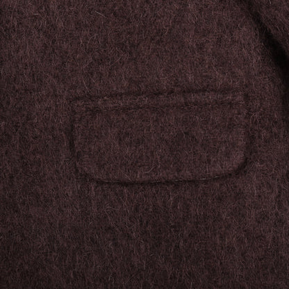 Baby Plum Brown Woven Coat