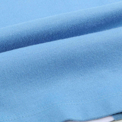 Baby Boys Blue & White Cotton Polo Shirt