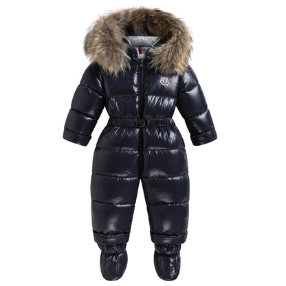 Baby Navy Blue "New Crystal" Snowsuit