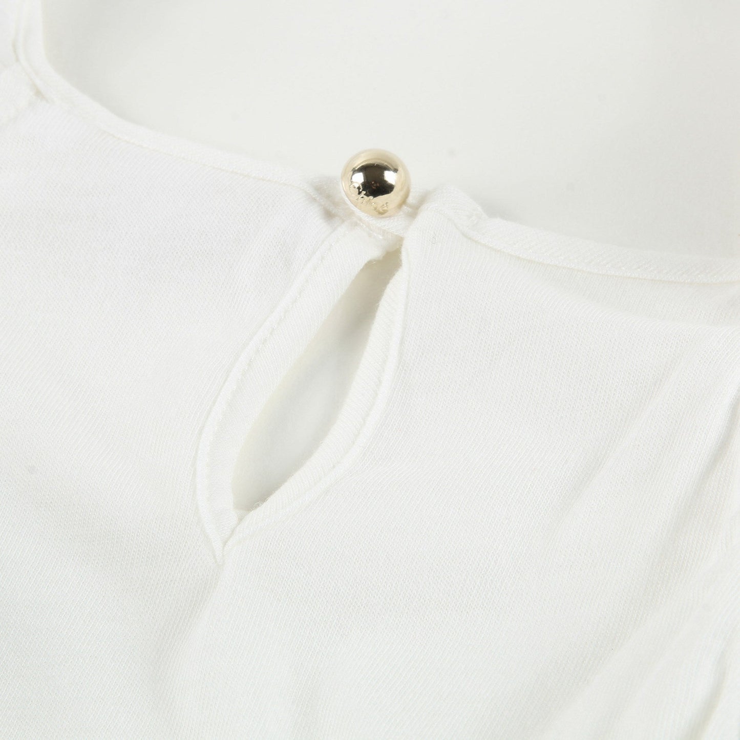 Girls White Cotton Top