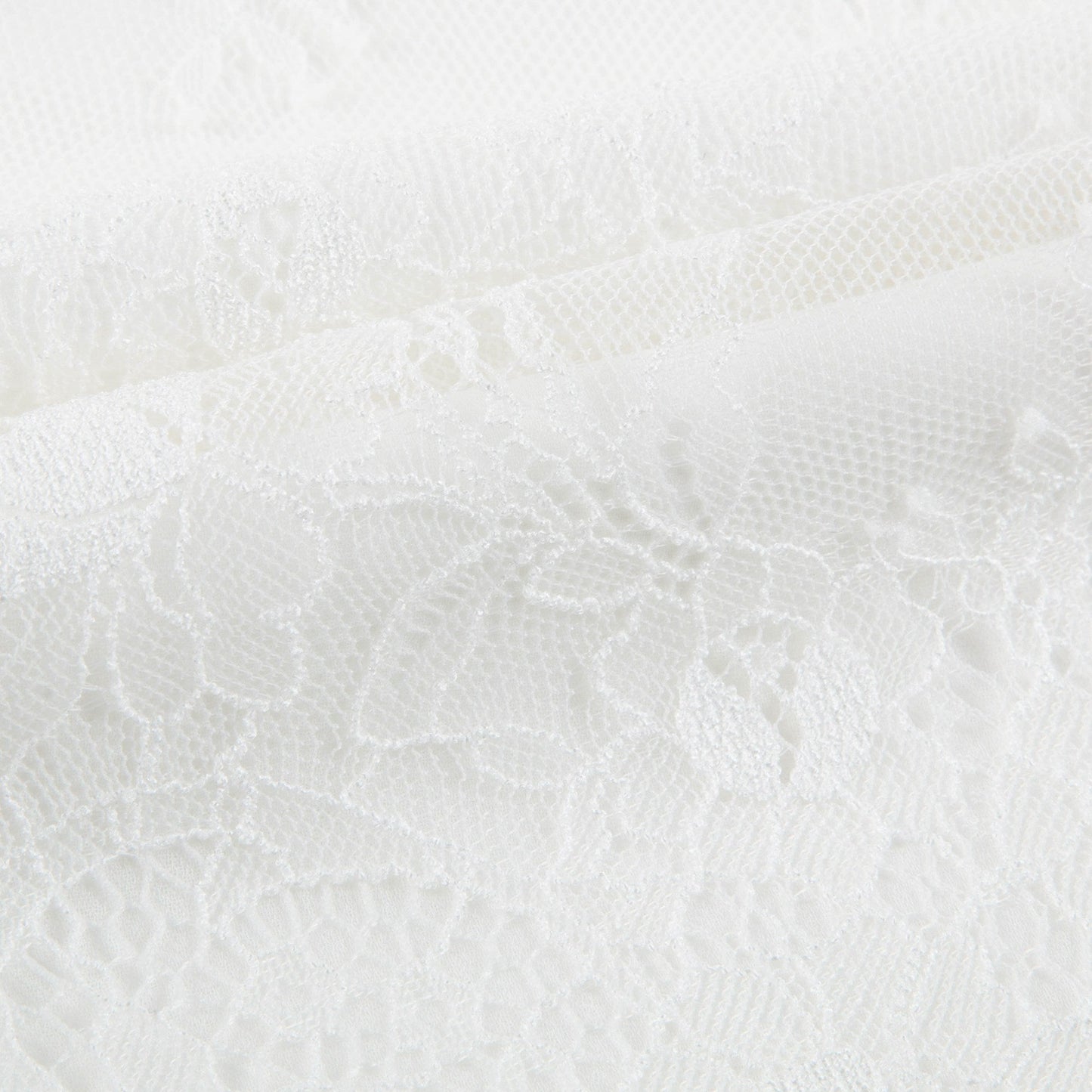 Girls White Lace T-shirt