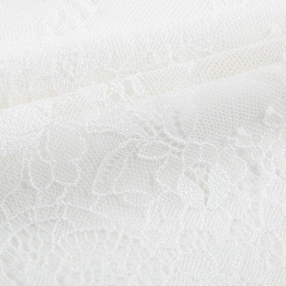 Girls White Lace T-shirt