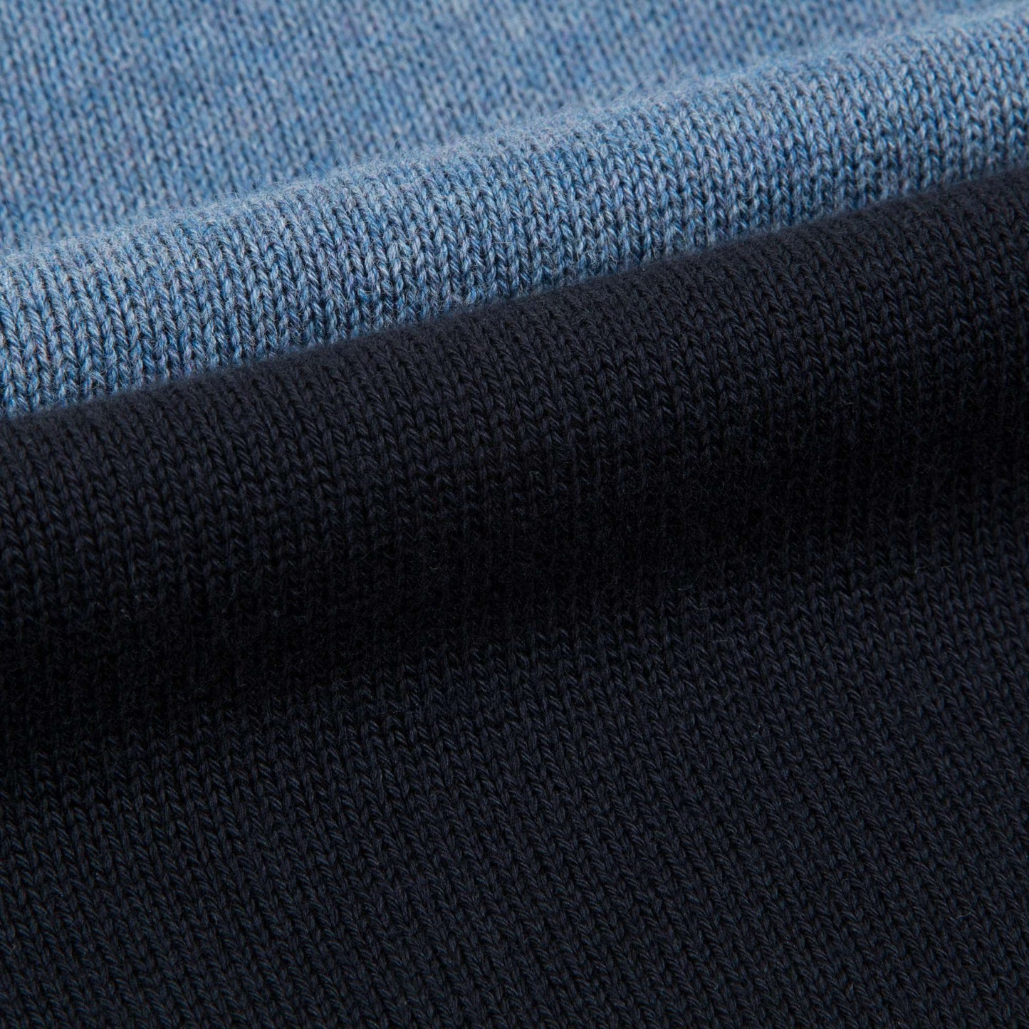 Boys Light Navy Pima Cotton Sweater