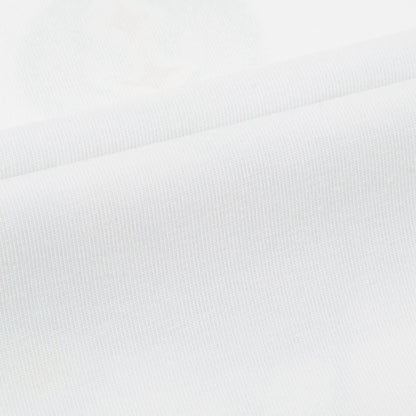 Girls White Teddy Bear Cotton T-shirt