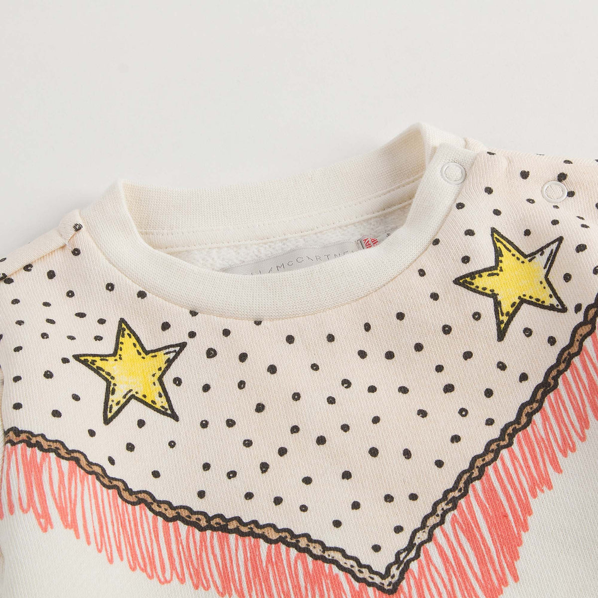 Baby Girls White Fancy Printed 'Savannah' Dress
