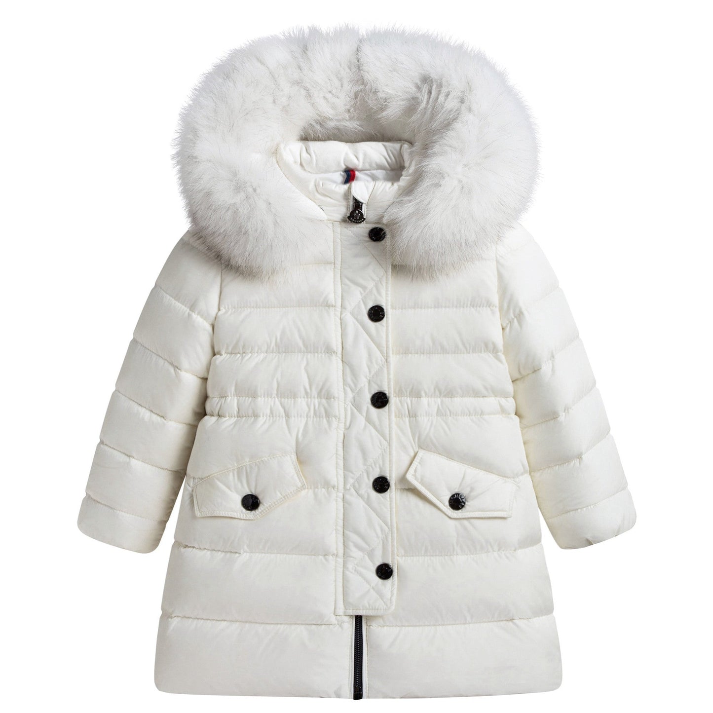 Baby Girls Ivory "Essentiel" Down Padded Jacket