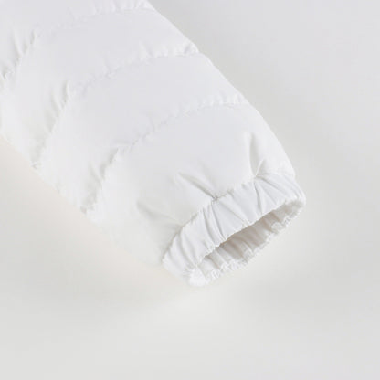 婴儿白色"BANURU"羽绒夹克