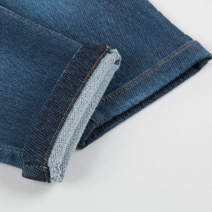 Baby Girls Blue Jean Cotton Trousers