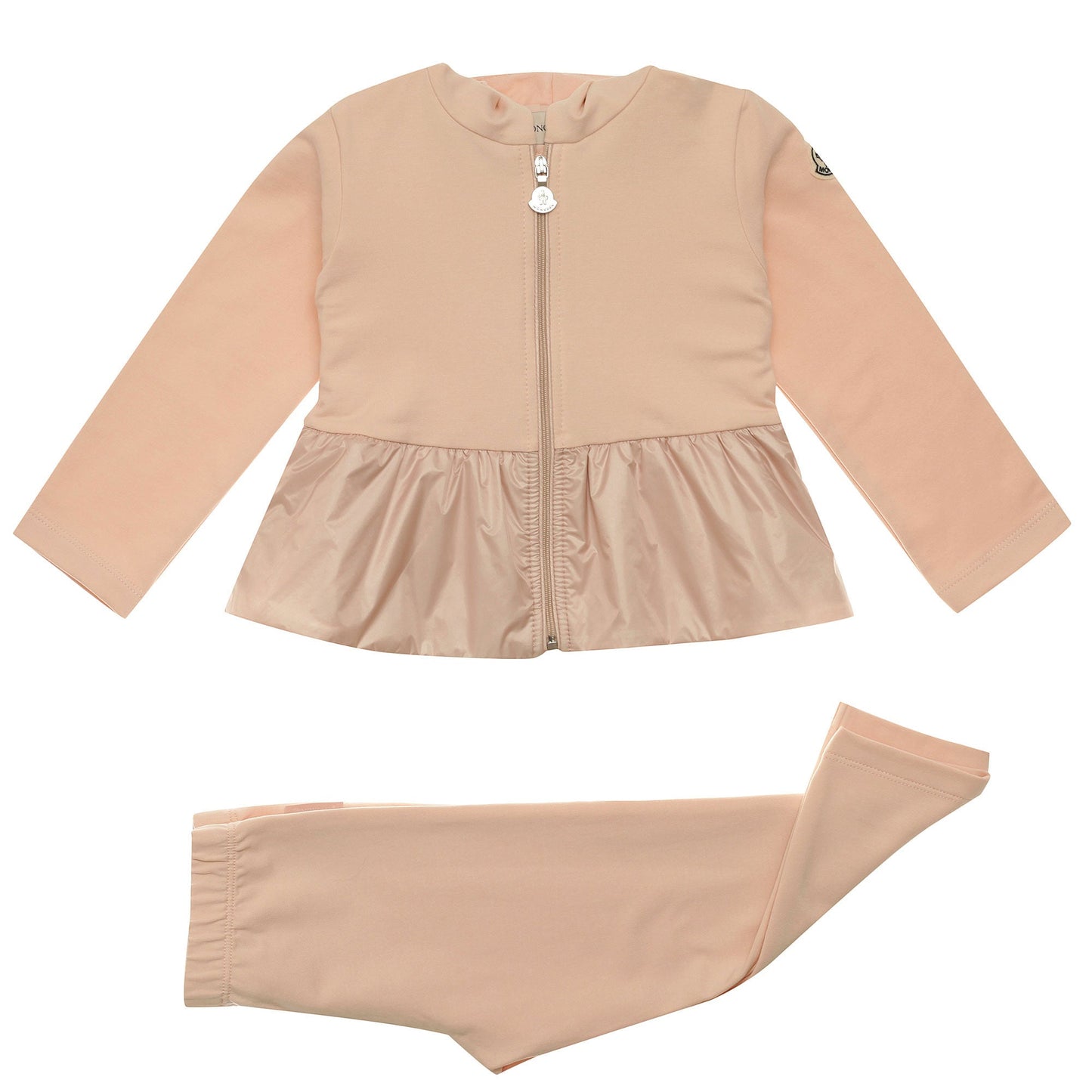 Baby Girls Light Pink Top & Bottom Two Piece Set