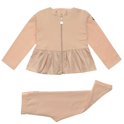 Baby Girls Light Pink Top & Bottom Two Piece Set