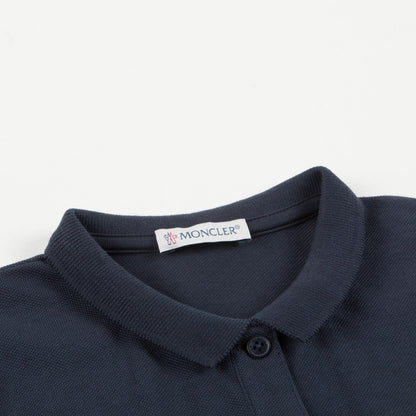 Girls Navy Blue "Abito  Maniche  Corte" Dress