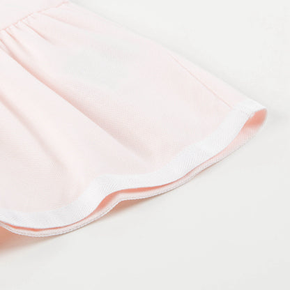 Girls Pink "Abito  Maniche  Corte" Dress