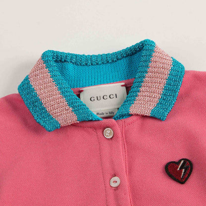 Baby Girls Pink Peter Pan Collar Dress