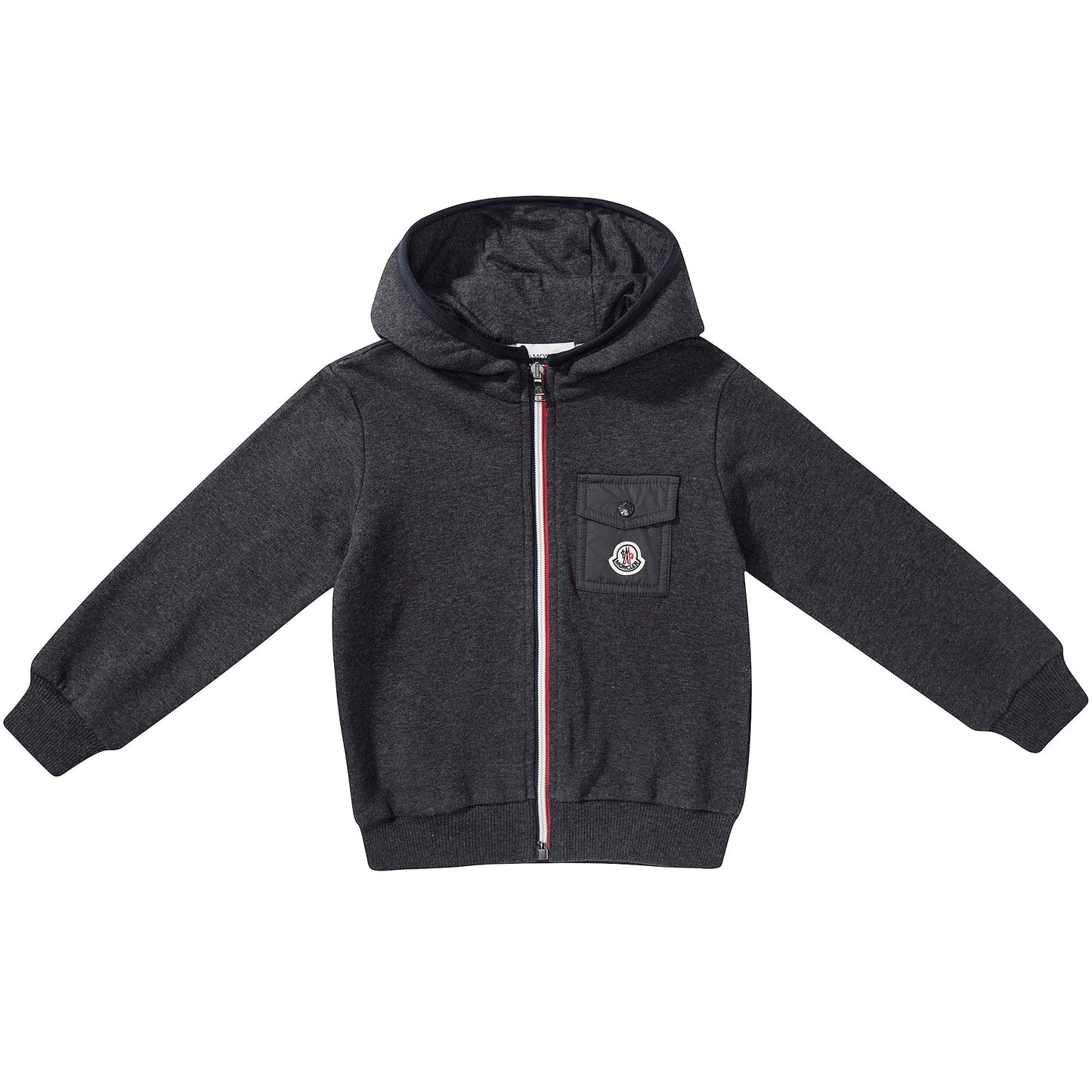 Boys Dark Grey Cotton Tracksuit