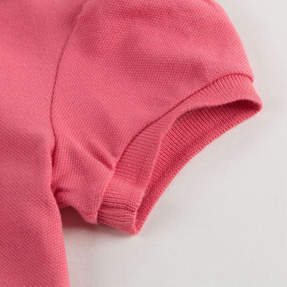 Baby Girls Pink Peter Pan Collar Dress