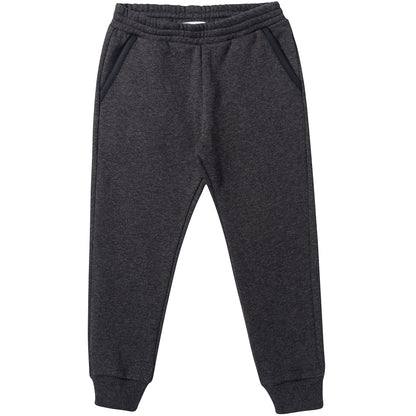 Boys Dark Grey Cotton Tracksuit