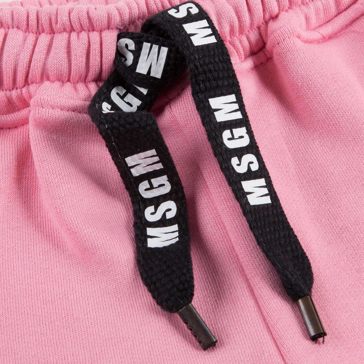 Girls Pink Cotton Tracksuit Trousers