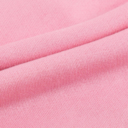 Girls Pink Cotton Tracksuit Trousers