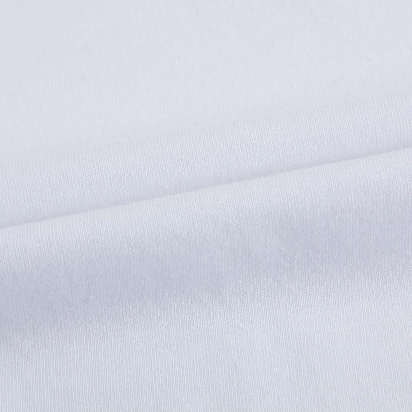 Baby Girls White Cotton Knitted Cuffs T-Shirt