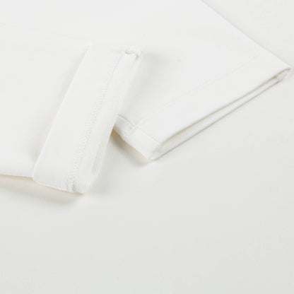 Girls   White   "Pantalone"   Leggings