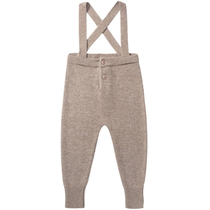 Baby Light Taupe Knitted Romper