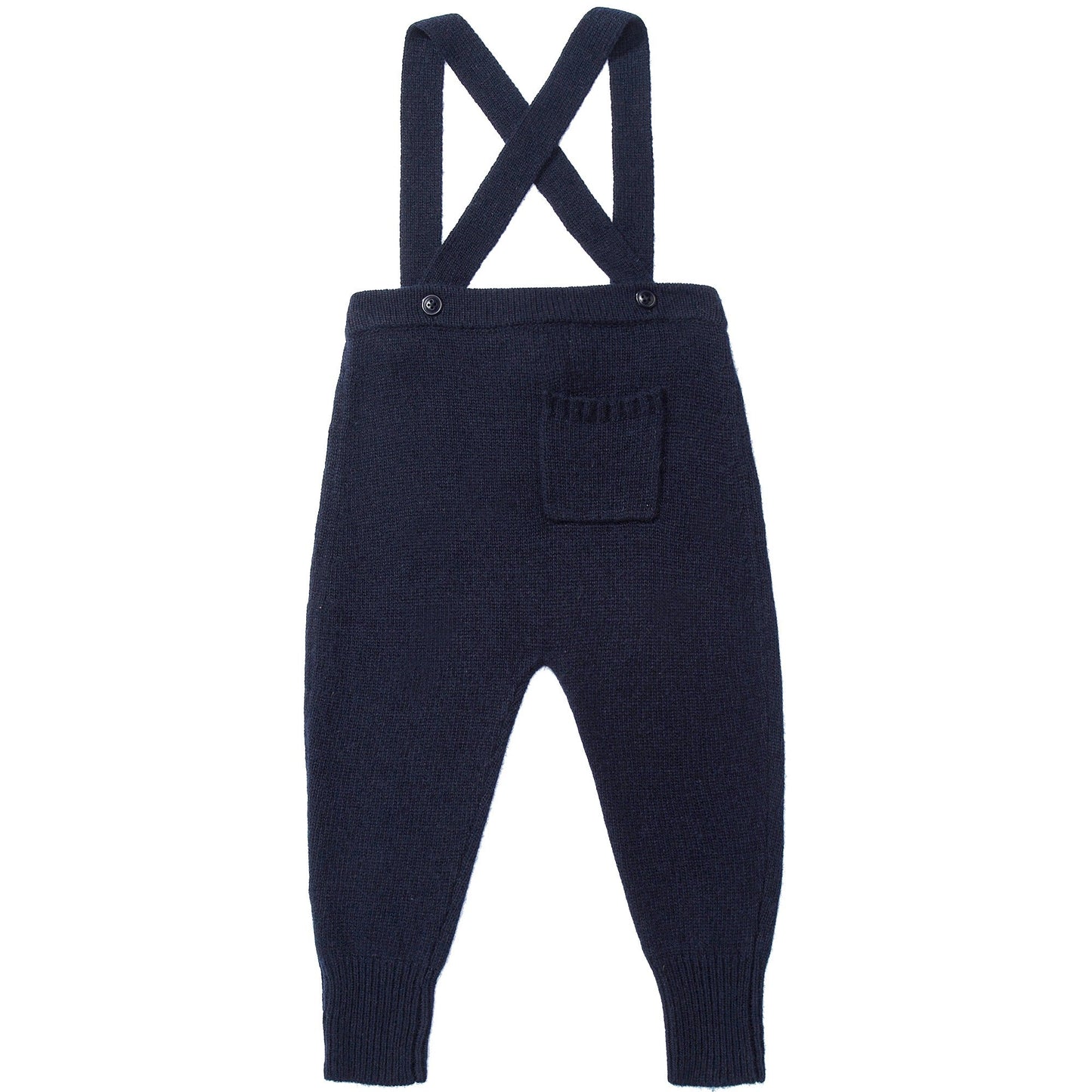 Baby Ink Blue Knitted Romper