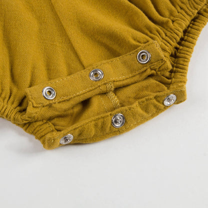 Baby Yellow Cotton Romper