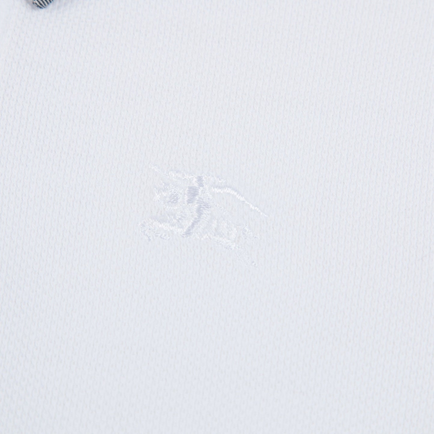 Baby Boys White Cotton Polo Shirts
