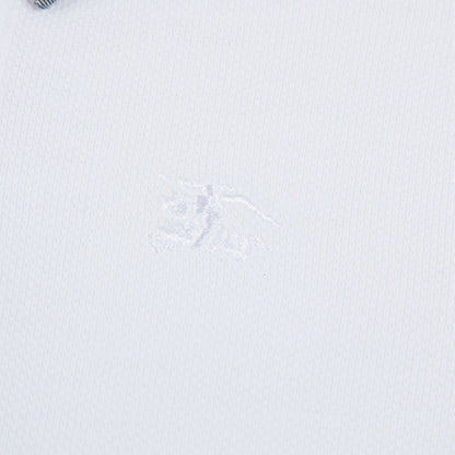Baby Boys White Cotton Polo Shirts