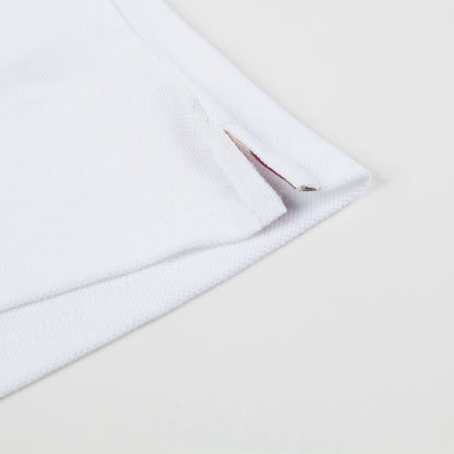 Baby Boys White Cotton Polo Shirts