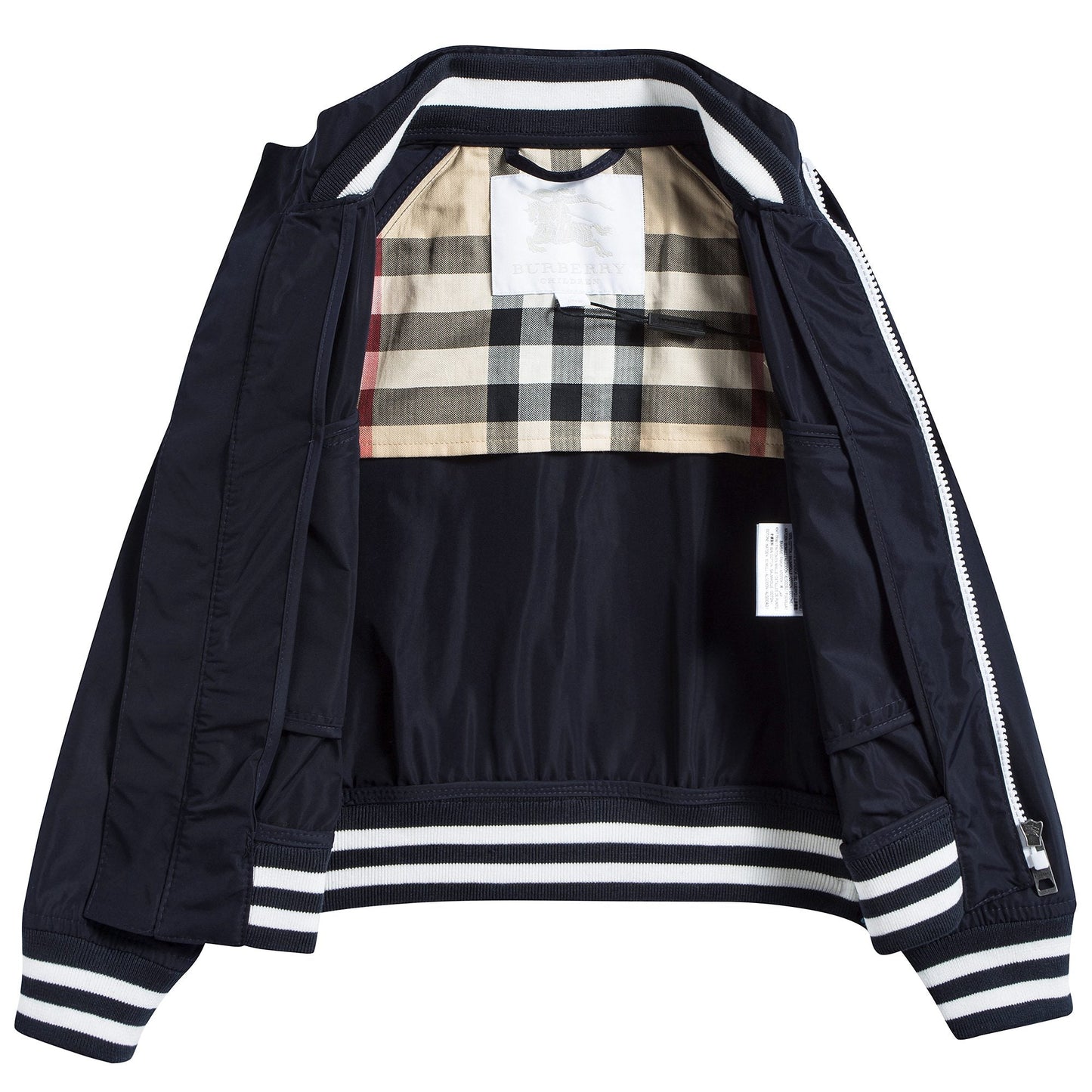 Boys  Navy  Blue   Polyester   Jackets